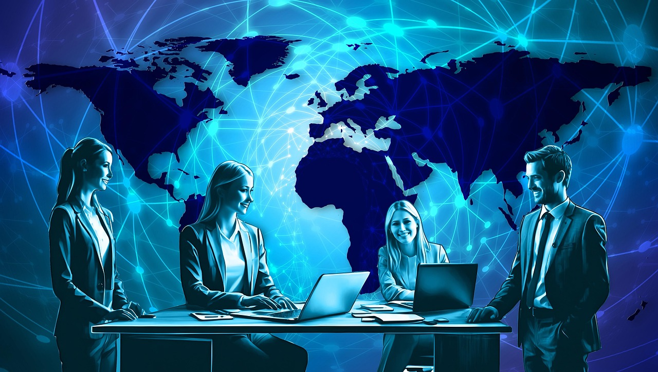 Claude Tag – AI team collaboration in Slack with digital network overlay